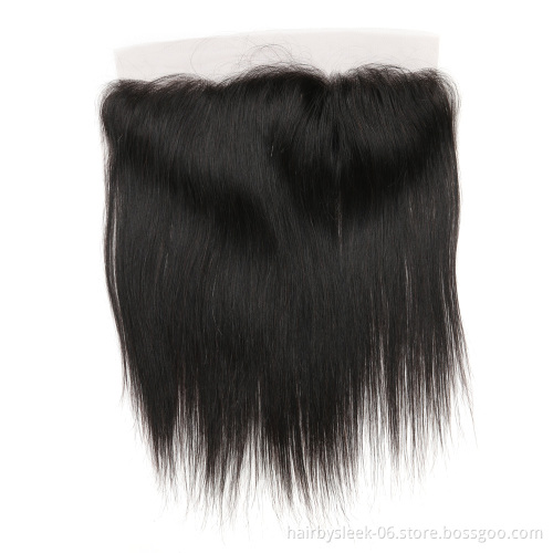 Rebecca Wholesale Virgin Brazilian Straight wave Human Hair Weave 13X4 Lace Frontal Natural Hairline Bundles With Lace Frontal
